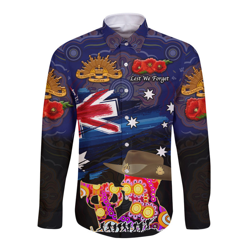 australia-aboriginal-anzac-hawaii-long-sleeve-button-shirt-remembrance-vibes-navy