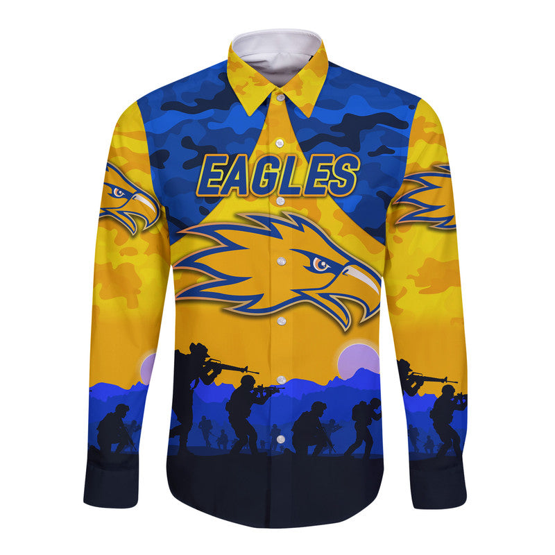 west-coast-eagles-anzac-hawaii-long-sleeve-button-shirt-simple-style-gold