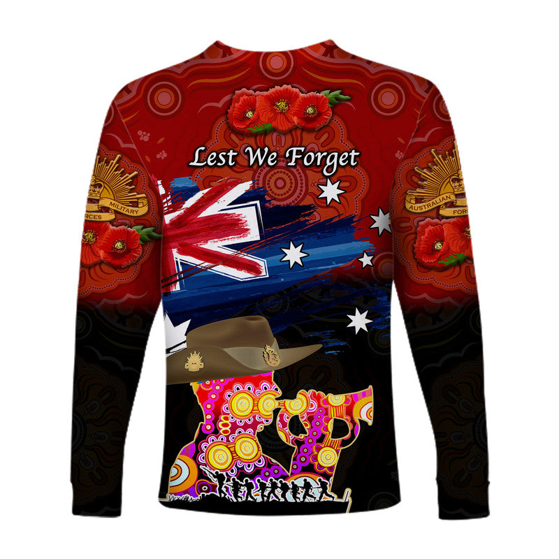 australia-aboriginal-anzac-long-sleeve-shirt-remembrance-vibes-red