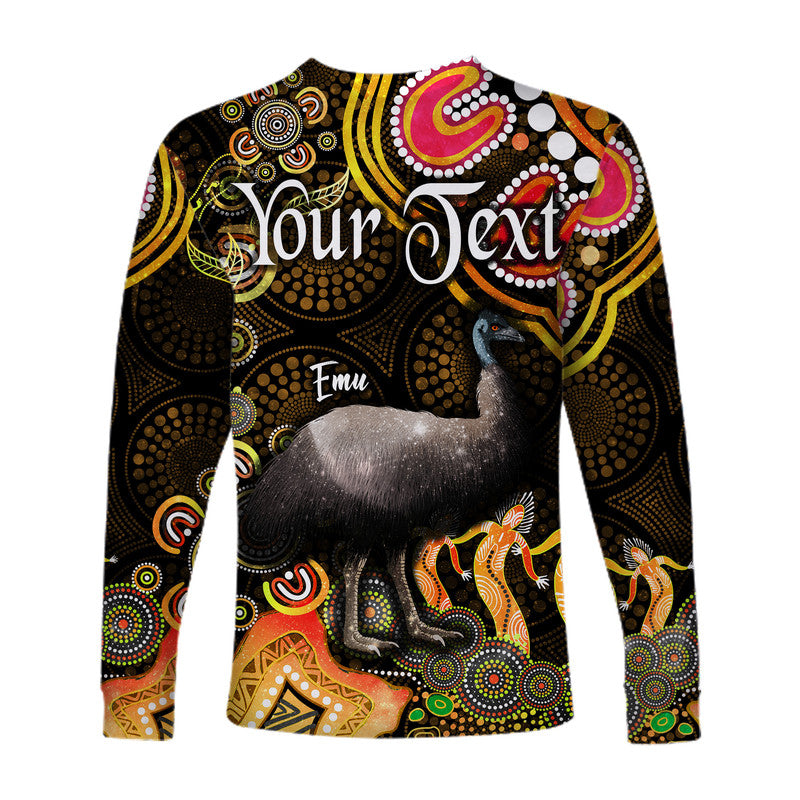 custom-personalised-australian-astrology-long-sleeve-shirt-aquarius-emu-glider-zodiac-aboriginal-vibes-gold