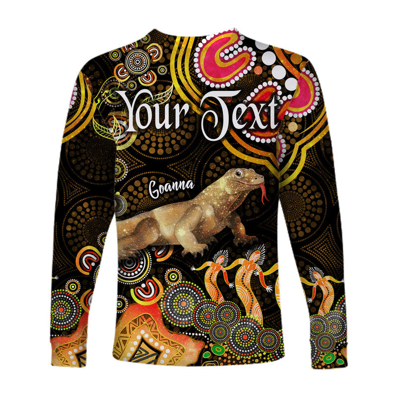 custom-personalised-australian-astrology-long-sleeve-shirt-capricorn-goanna-zodiac-aboriginal-vibes-gold