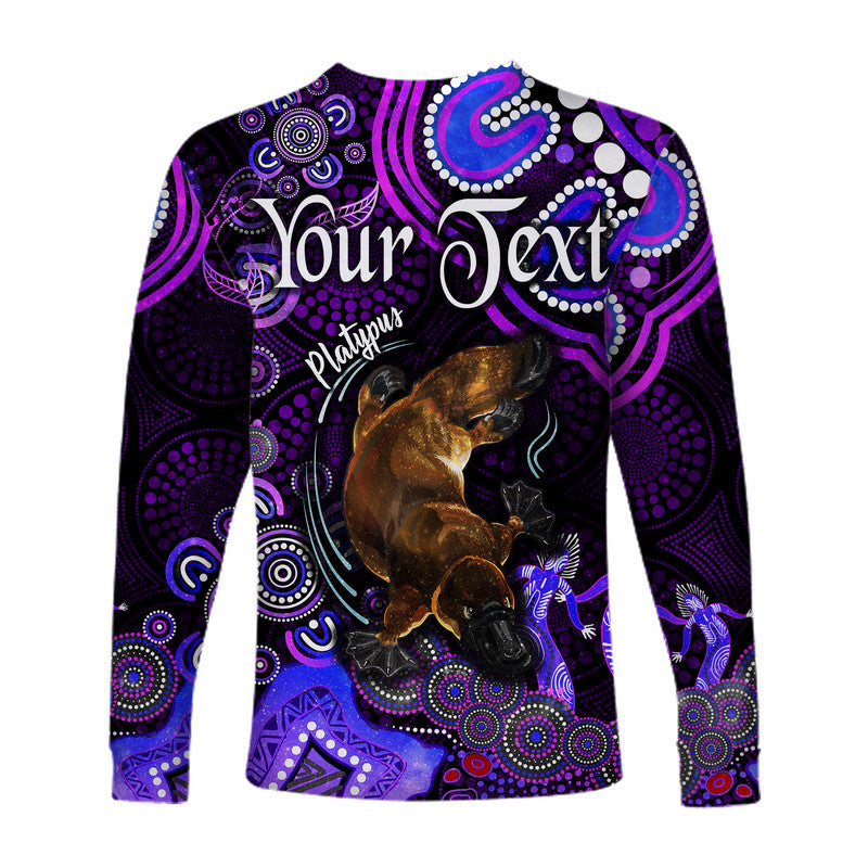 custom-personalised-australian-astrology-long-sleeve-shirt-pisces-platypus-zodiac-aboriginal-vibes-purple