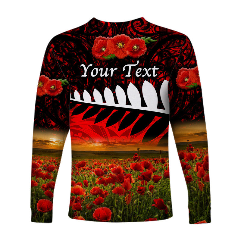 custom-personalised-new-zealand-maori-anzac-long-sleeve-shirt-poppy-vibes-red