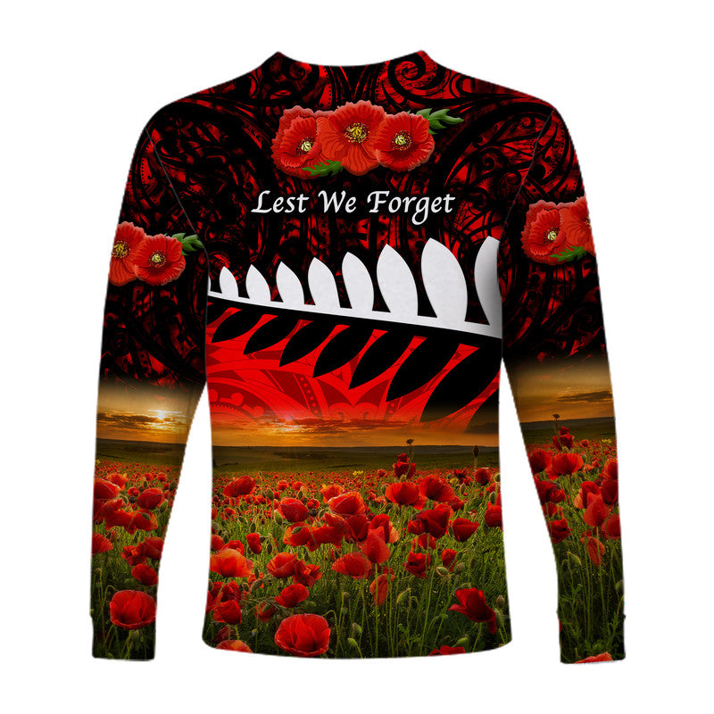 new-zealand-maori-anzac-long-sleeve-shirt-poppy-vibes-red