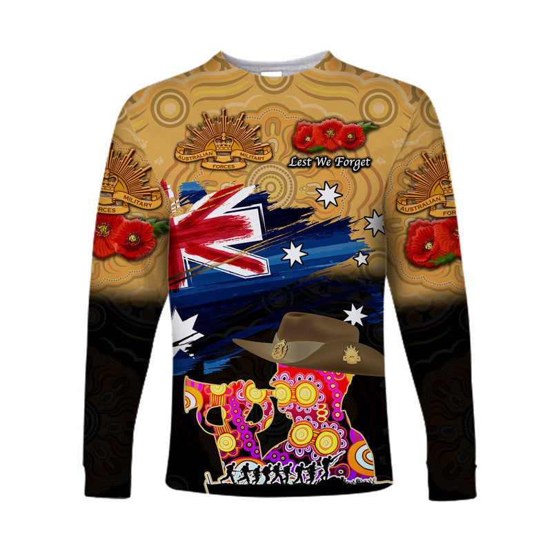 australia-aboriginal-anzac-long-sleeve-shirt-remembrance-vibes-gold