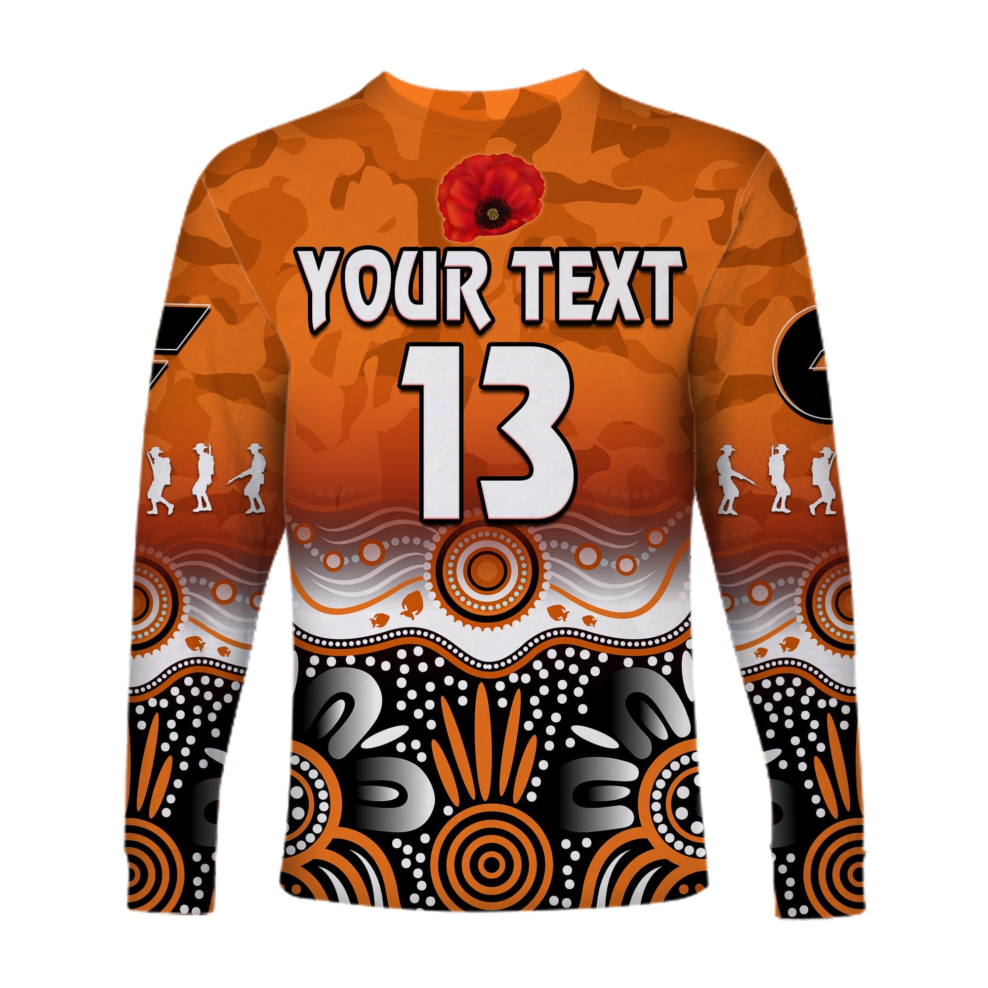 custom-text-and-number-giants-anzac-2022-long-sleeve-shirt-greater-western-sydney-gws-aboriginal-poppy