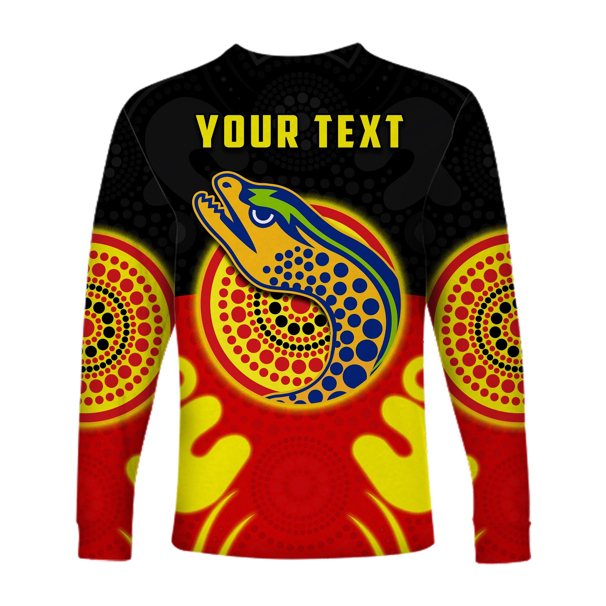 custom-personalised-eels-indigenous-long-sleeve-shirt-style-aboriginal-flag