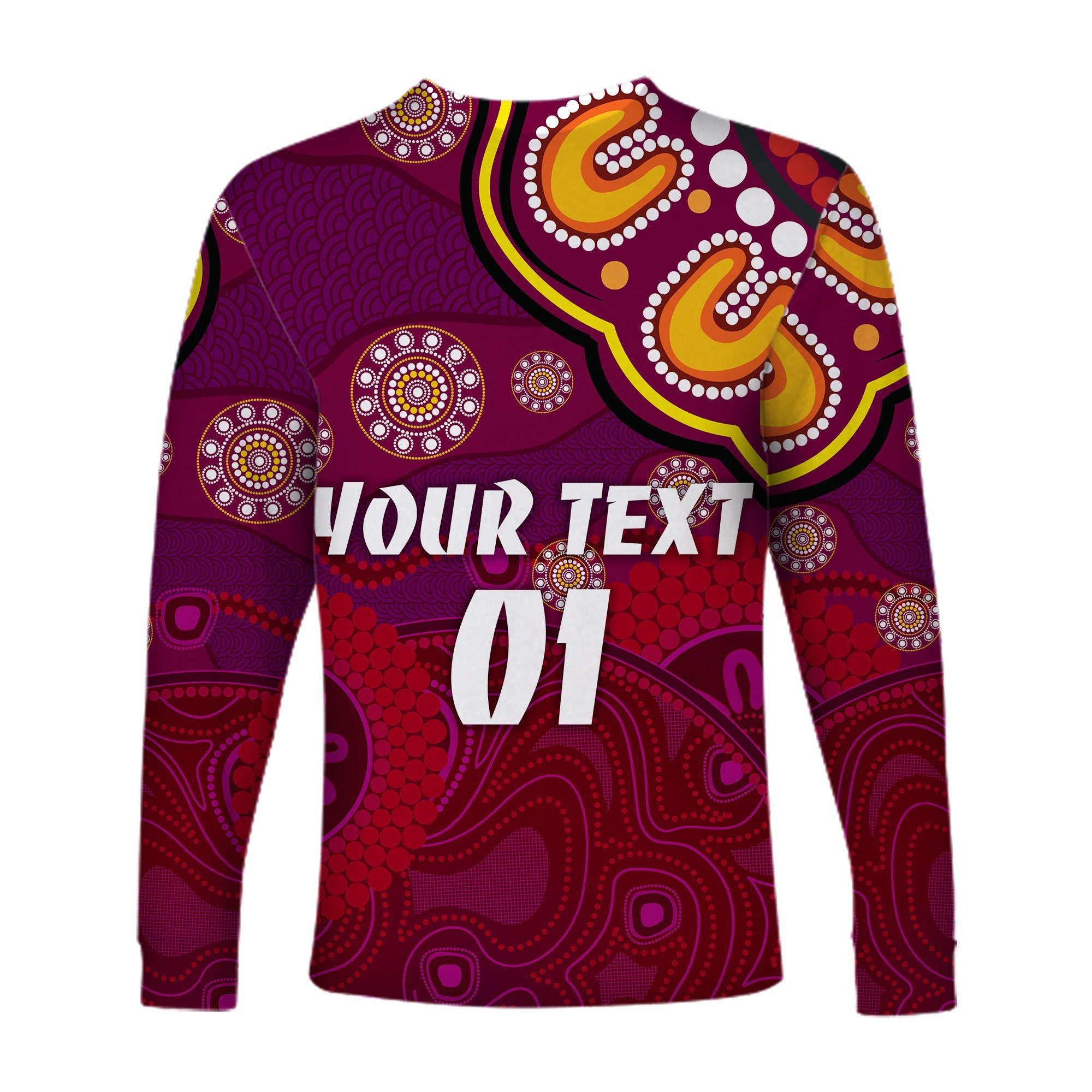 custom-personalised-queensland-maroons-aboriginal-long-sleeve-shirt-indigenous-vibes