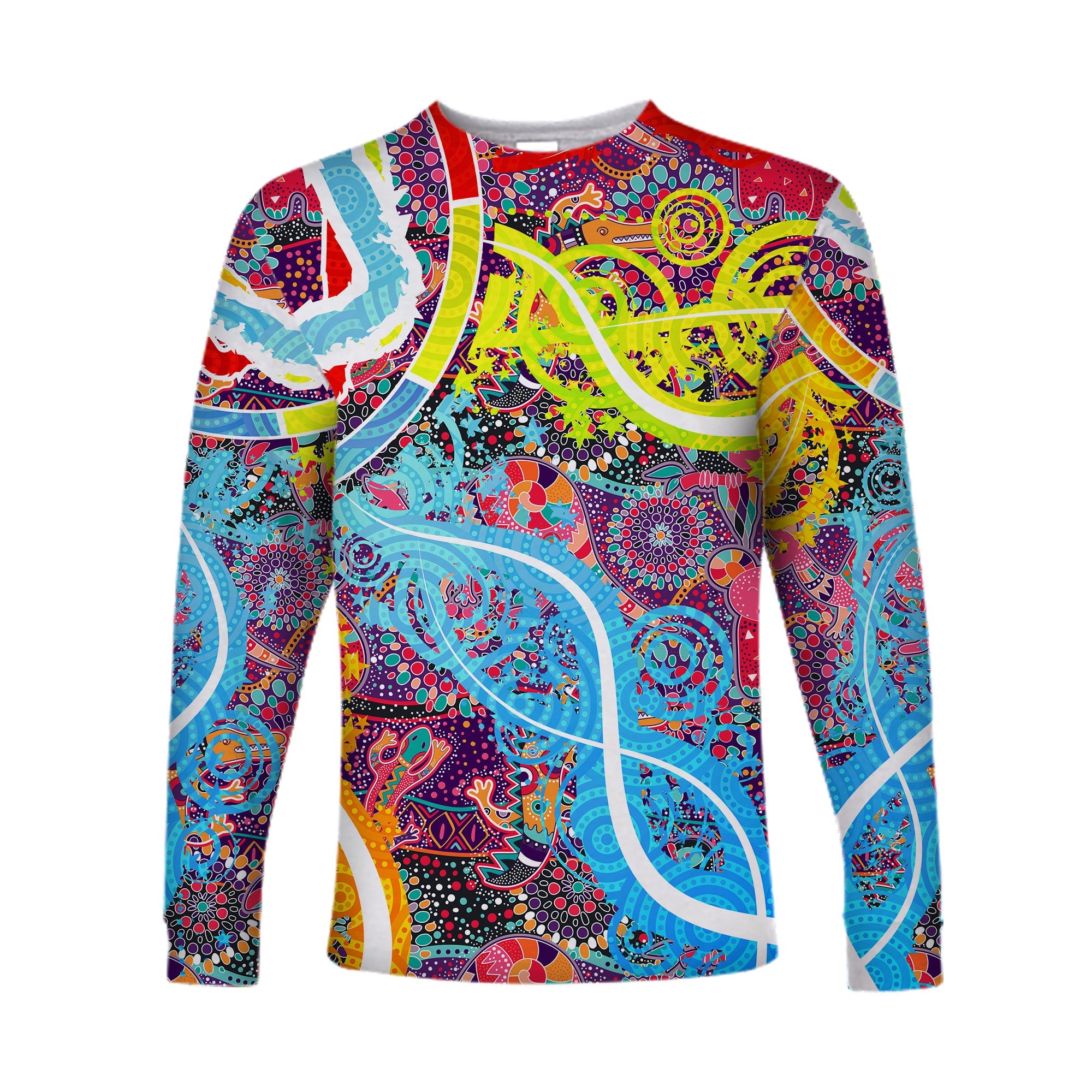 custom-personalised-aboriginal-art-colorful-vibes-long-sleeve-shirt-indigenous