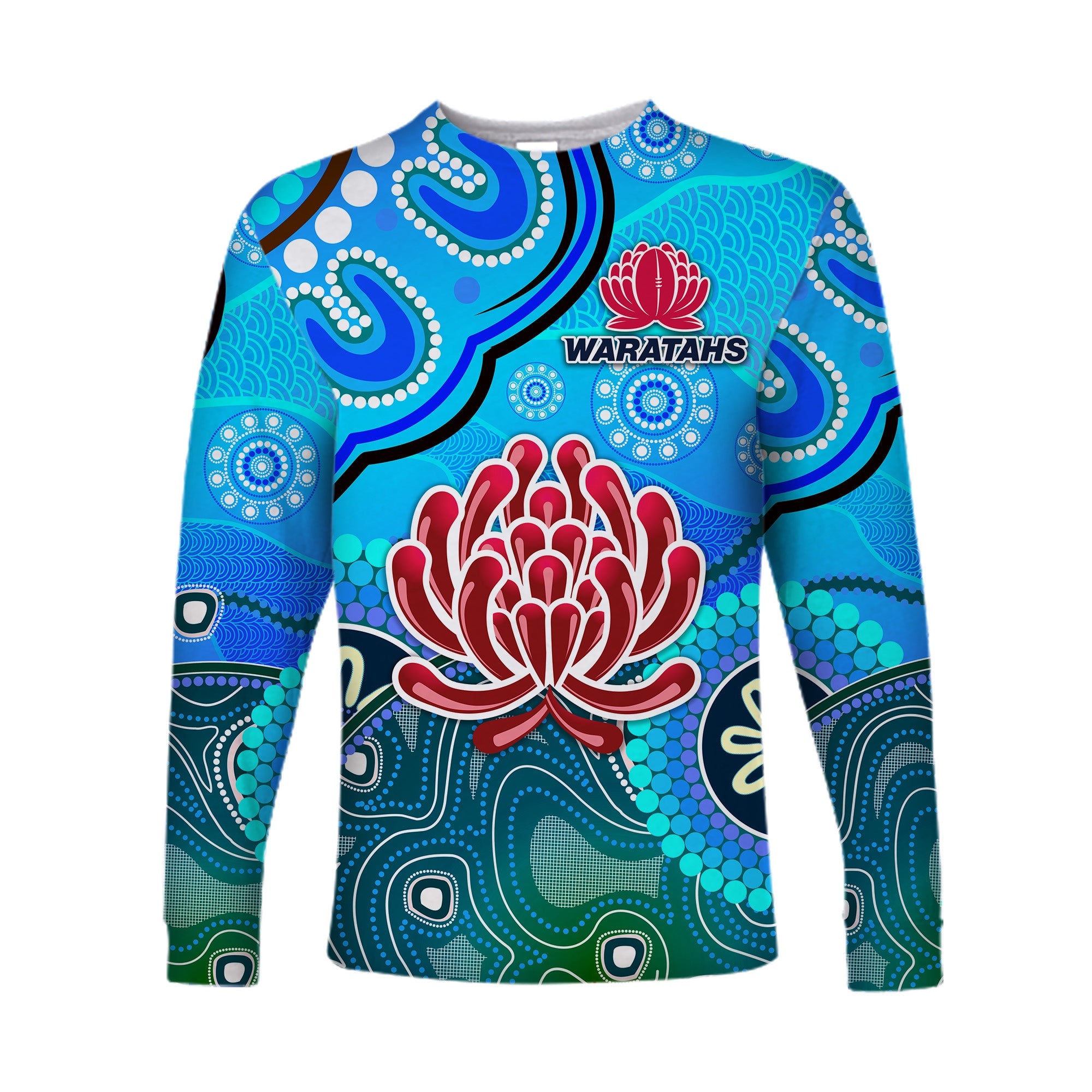 custom-personalised-new-south-wales-waratahs-aboriginal-long-sleeve-shir-indigenous-wave-vibes