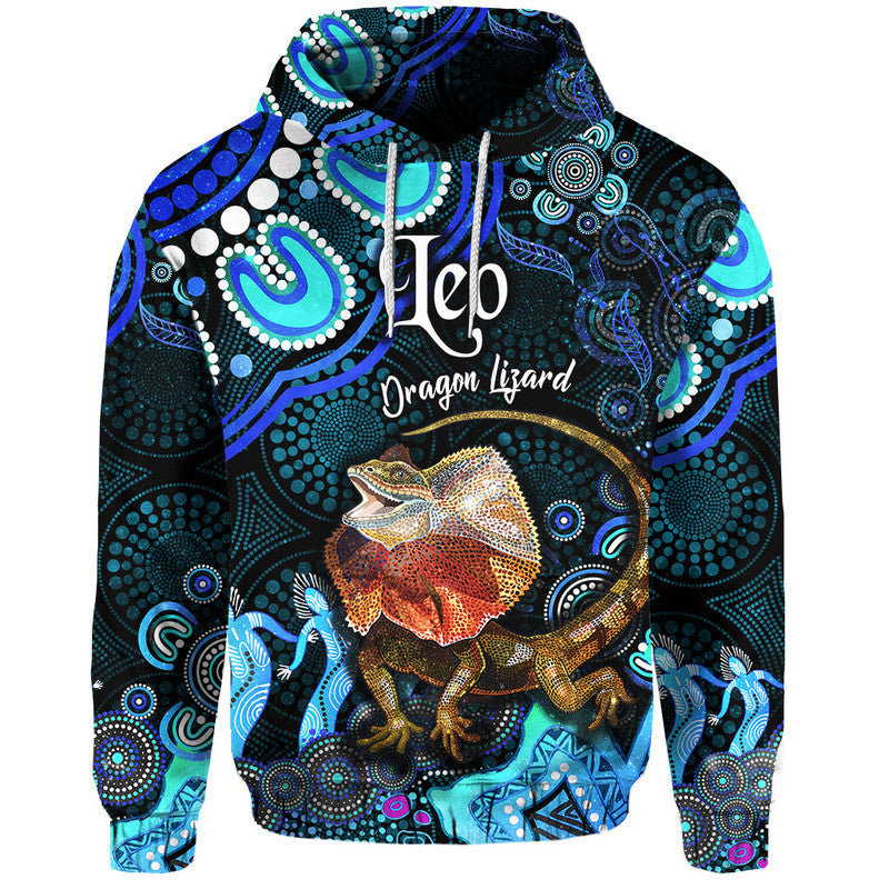 custom-personalised-australian-astrology-zip-up-and-pullover-hoodie-leo-dragon-lizard-zodiac-aboriginal-vibes-blue