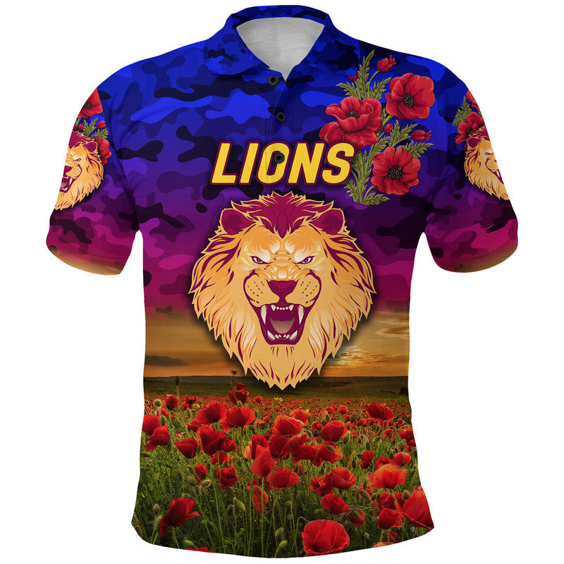 custom-personalised-brisbane-lions-anzac-polo-shirt-poppy-vibes