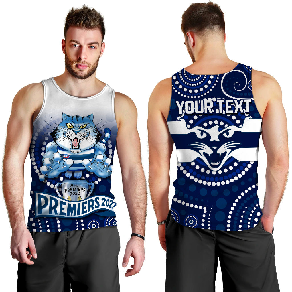 custom-personalised-cats-football-men-tank-top-aboriginal-australian-premiers-2022-proud-geelong-cartoon