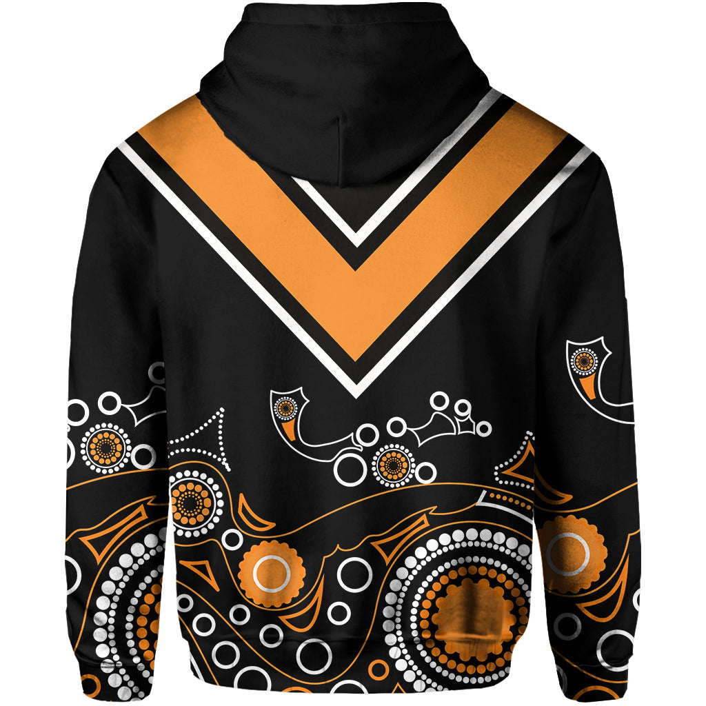 Wests Tigers Hoodie Aboriginal Symbol LT6