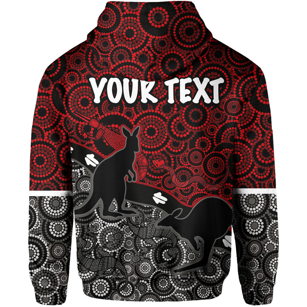 custom-personalised-aboriginal-circles-hoodie-animals