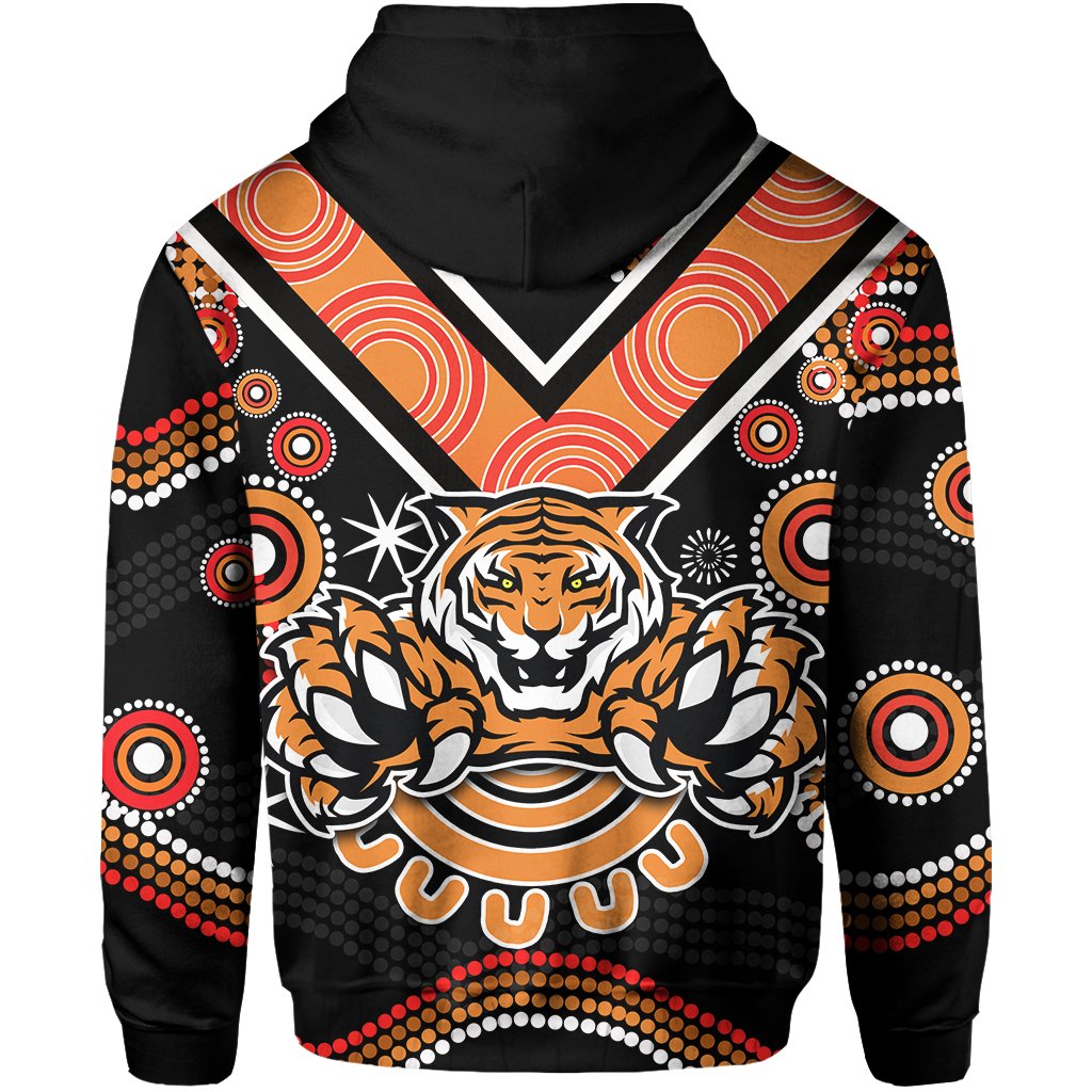 Wests Tigers Hoodie Aboriginal Style