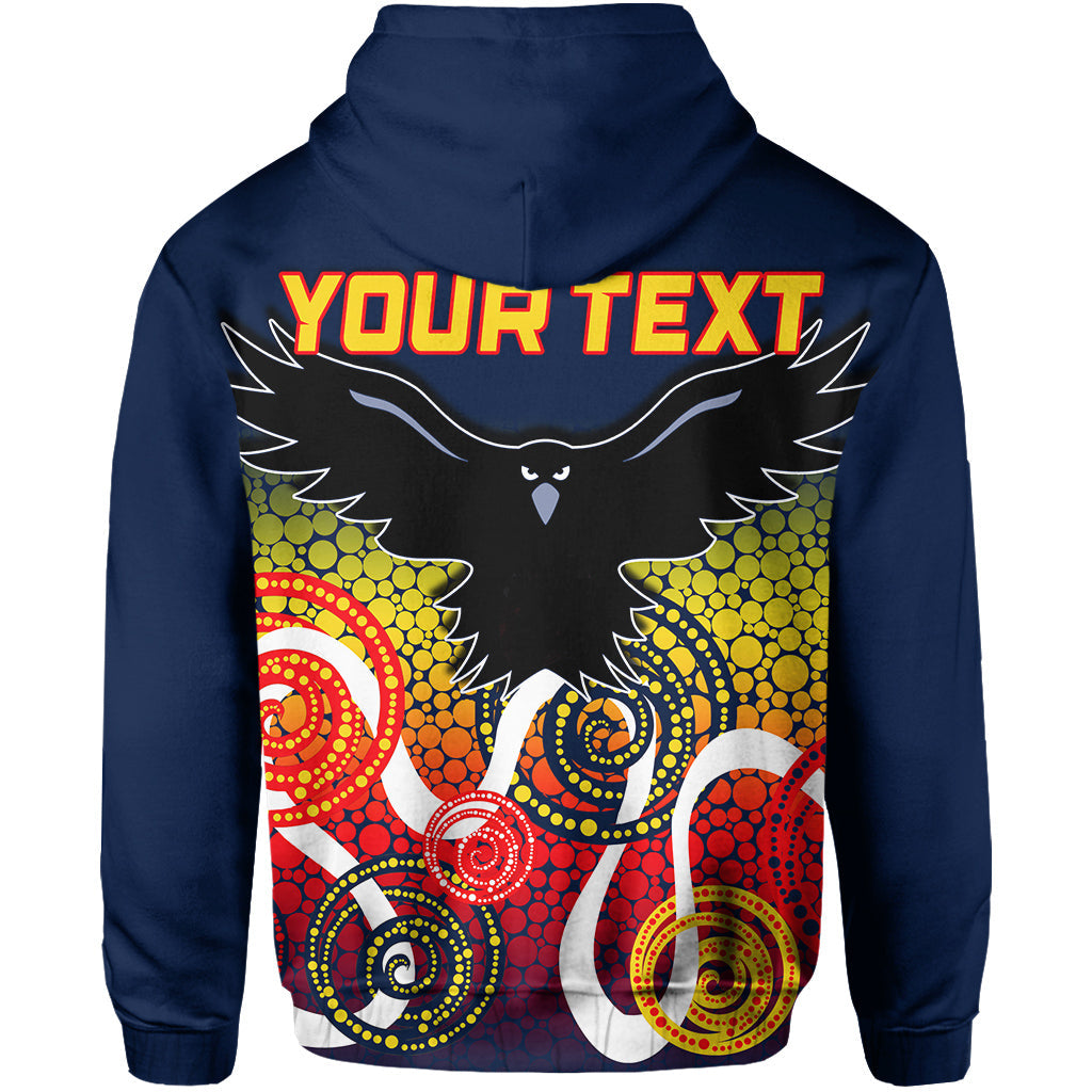 custom-personalised-adelaide-crows-zip-hoodie-indigenous-blue-color