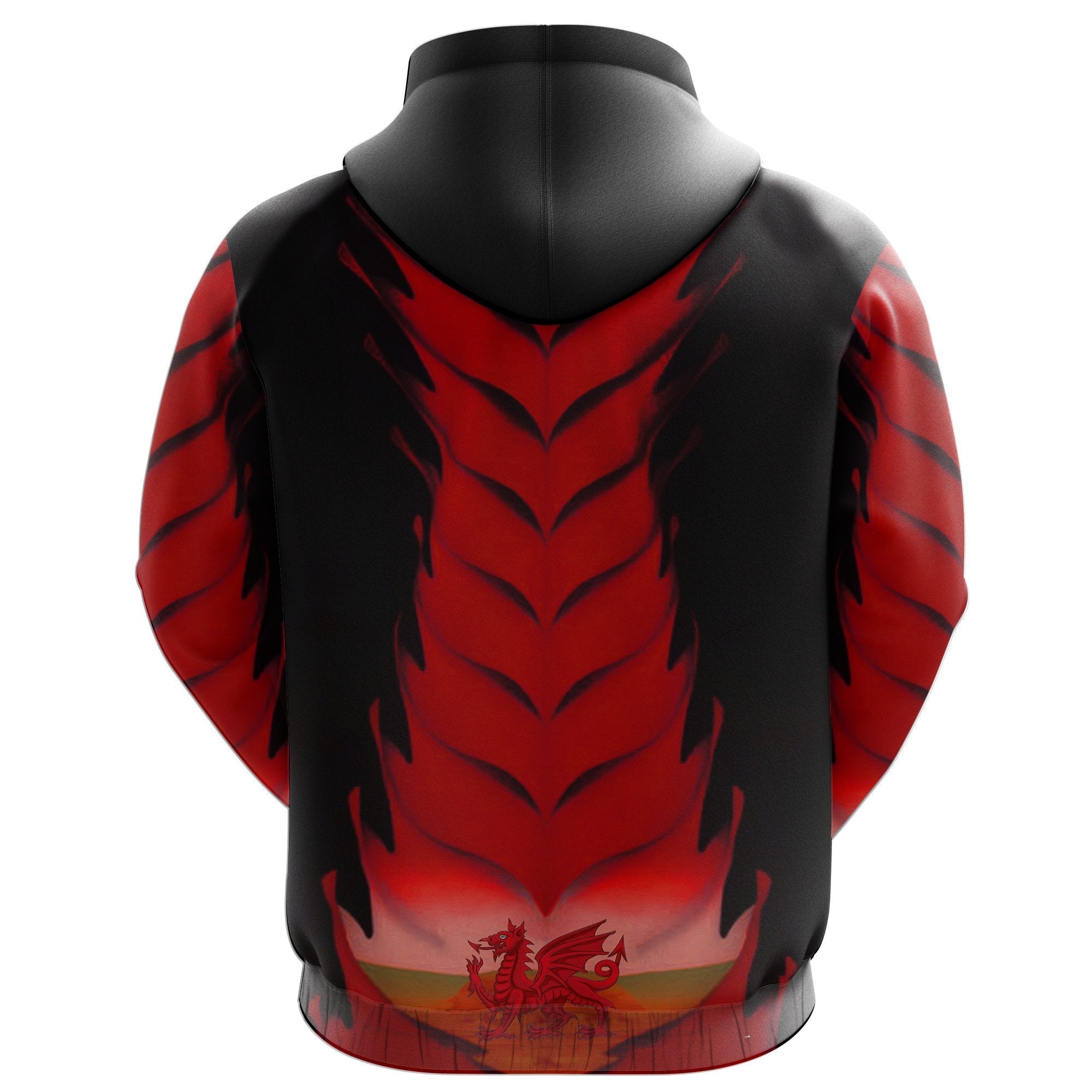 wales-zip-up-hoodie-cymru-dark-dragon-zipper-hoodie