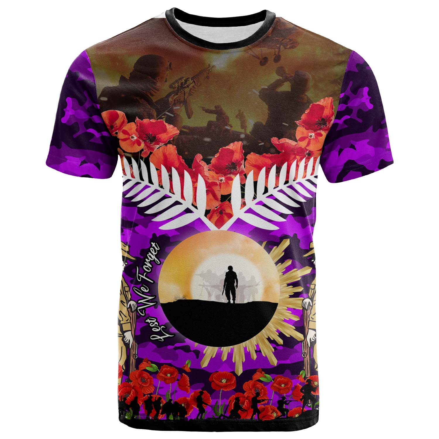 anzac-new-zealand-t-shirt-lest-we-forget-anzac-day-new-zealand-with-poppy-flower-t-shirt