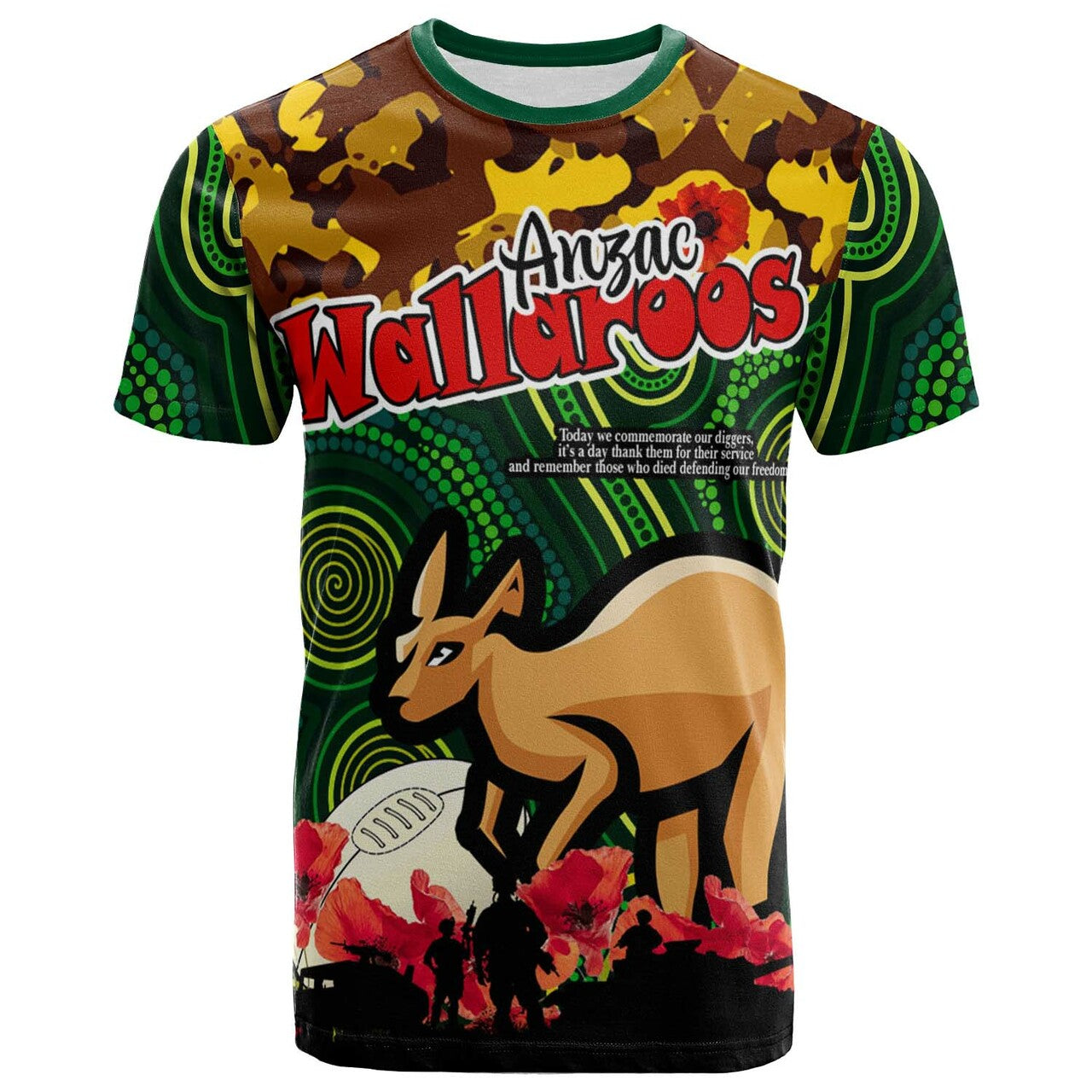 wallaroos-rugby-t-shirt-anzac-day-wallaroos-with-aboriginal-pattern-t-shirt