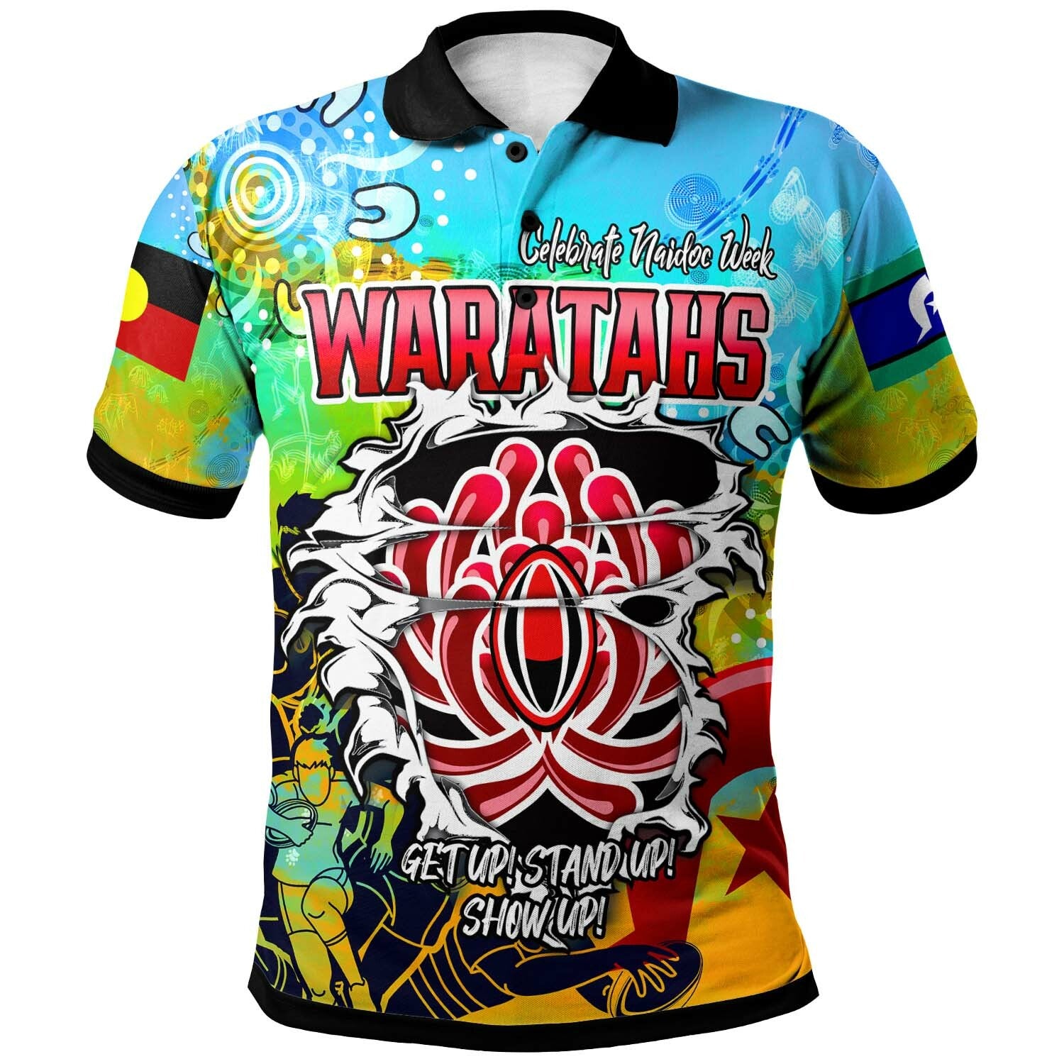 waratahs-rugby-naidoc-week-polo-shirt-custom-nsw-waratahs-naidoc-week-with-aboriginal-get-up-stand-up-show-up-polo-shirt