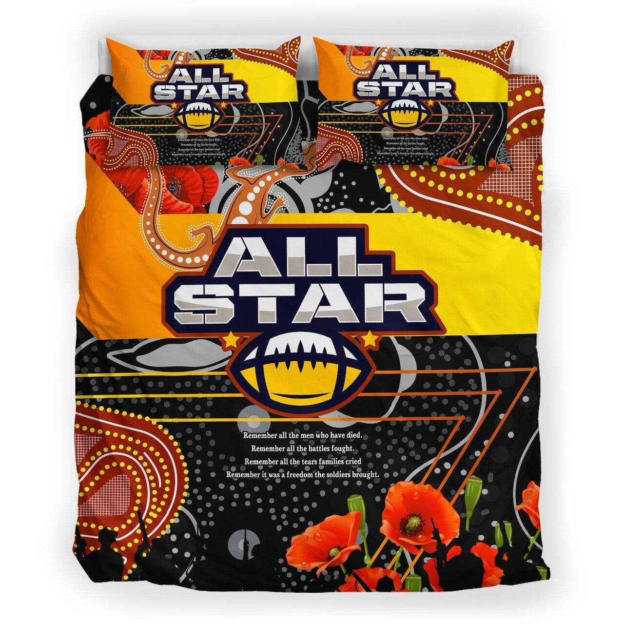 all-stars-rugby-anzac-aboriginal-bedding-set-all-stars-with-anzac-day-with-poppy-flower-bedding-set