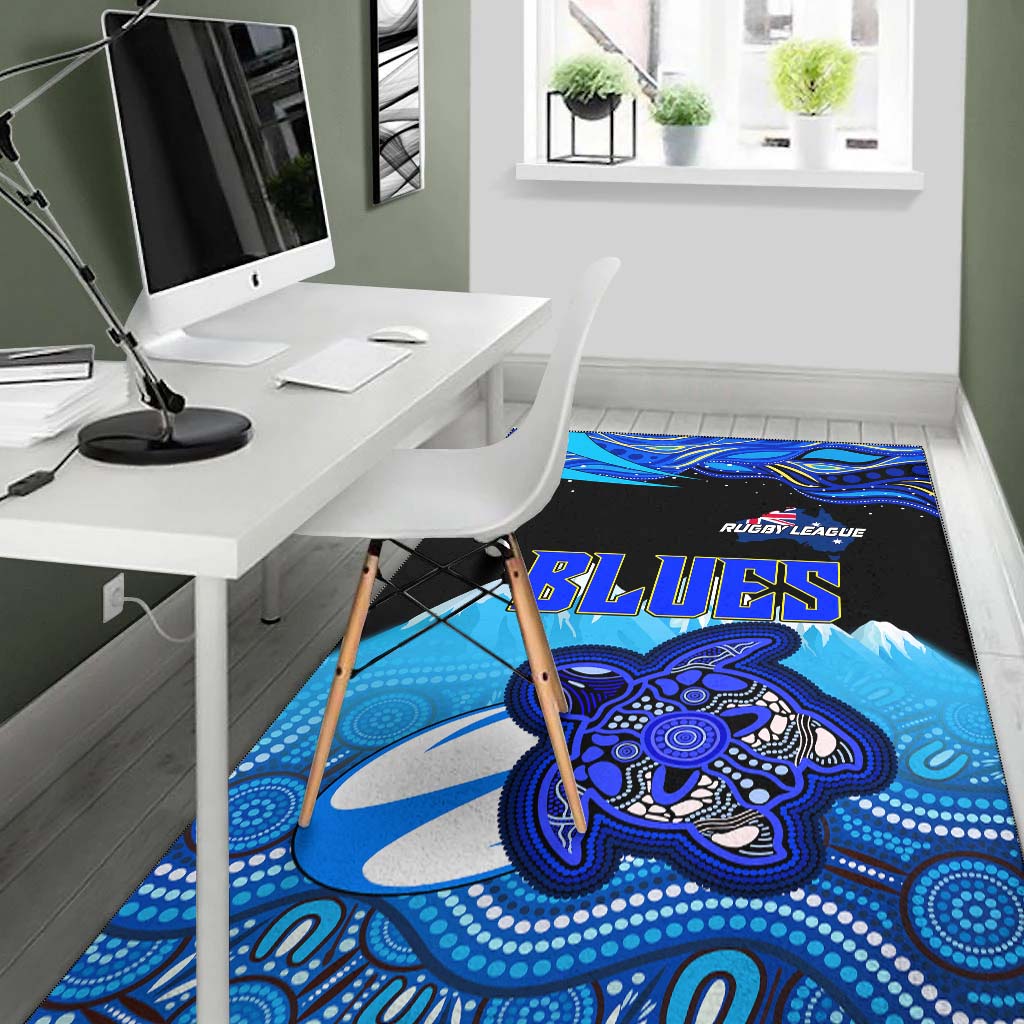 blues-rugby-area-rug-blues-rugby-league-turtle-and-mountain-aboriginal-culture-rug