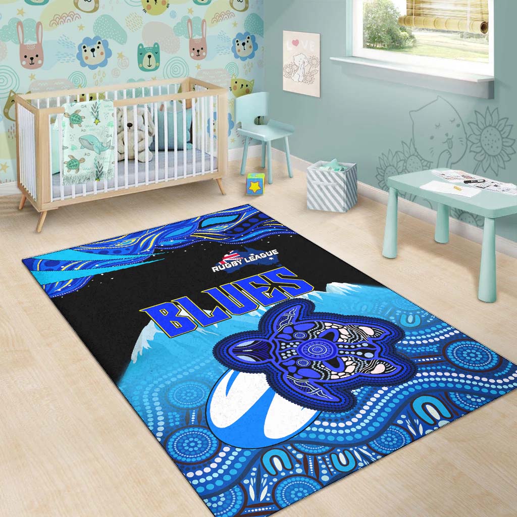 blues-rugby-area-rug-blues-rugby-league-turtle-and-mountain-aboriginal-culture-rug