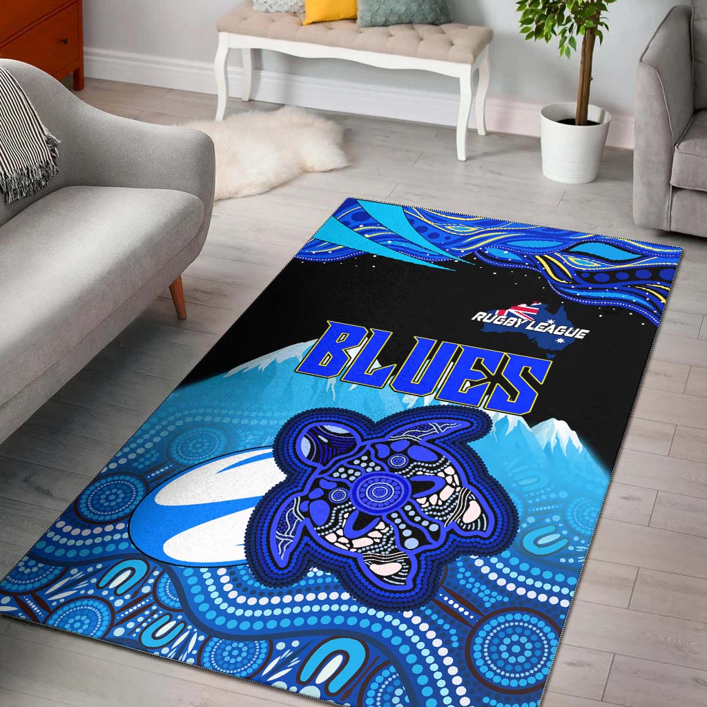 blues-rugby-area-rug-blues-rugby-league-turtle-and-mountain-aboriginal-culture-rug