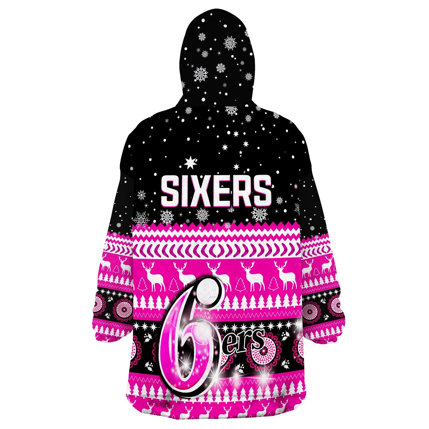 sydney-sixers-cricket-wearable-blanket-hoodie-christmas-aboriginal