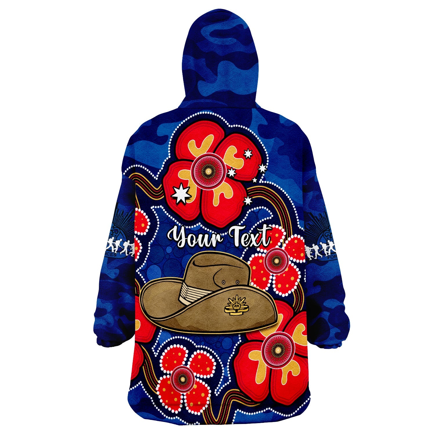 custom-personalised-australia-anzac-wearable-blanket-hoodie-lest-we-forget-camouflage-mix-aboriginal-poppies-and-slouch-hat