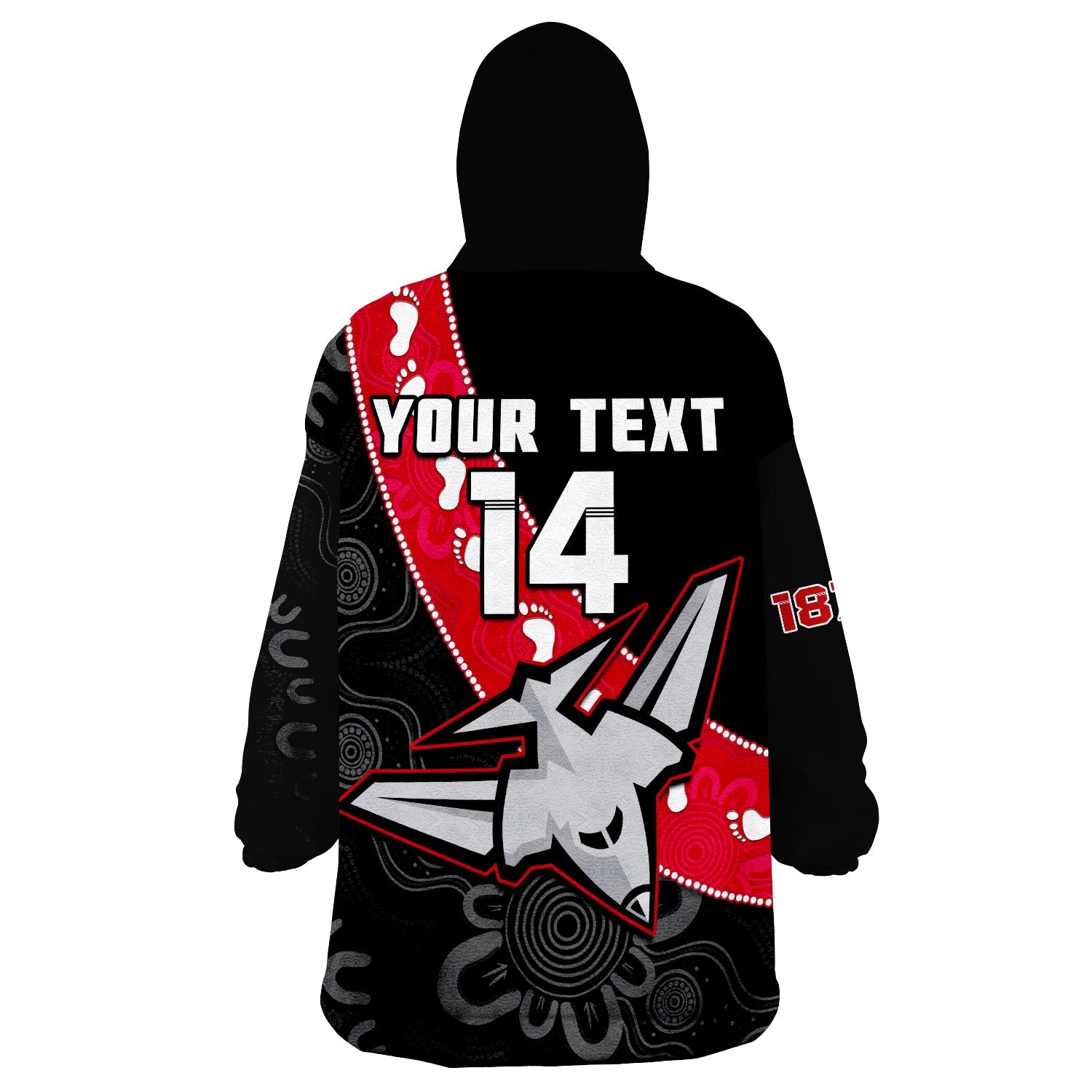 custom-text-and-number-essendon-football-wearable-blanket-hoodie-go-bombers-1872-aboriginal-art
