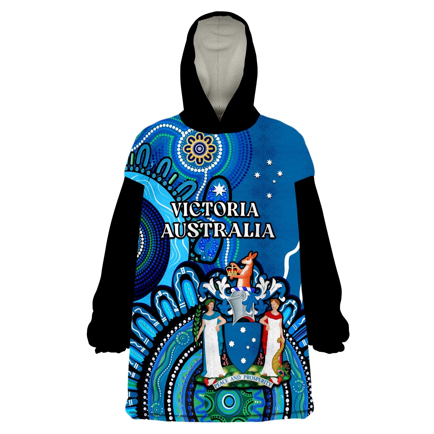 victoria-state-wearable-blanket-hoodie-australian-indigenous-art