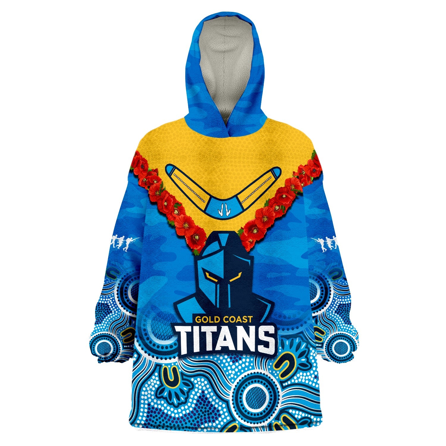 custom-text-and-number-titans-anzac-2023-wearable-blanket-hoodie-camouflage-poppy-mix-aboriginal