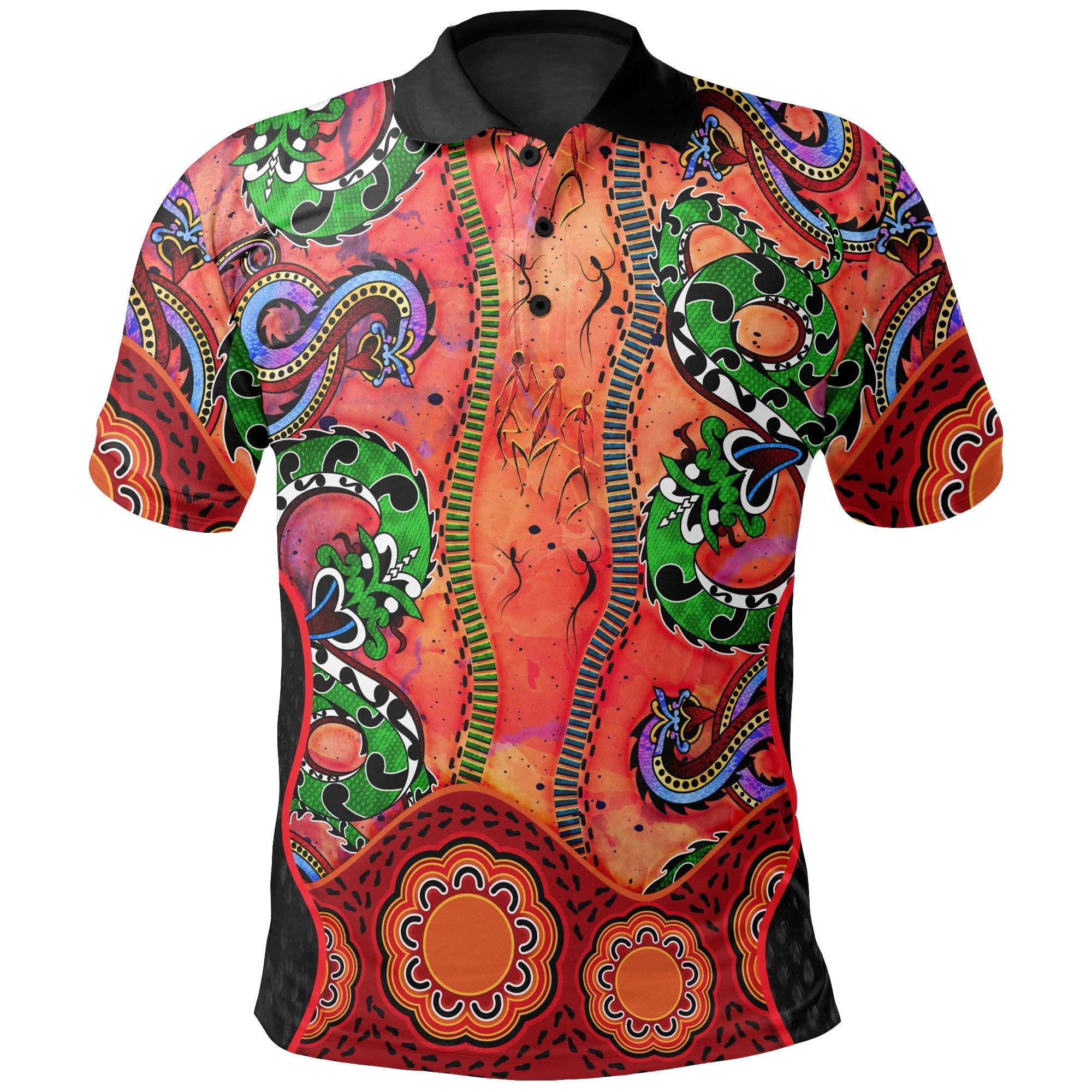 aboriginal-polo-aussie-indigenous-patterns-orange