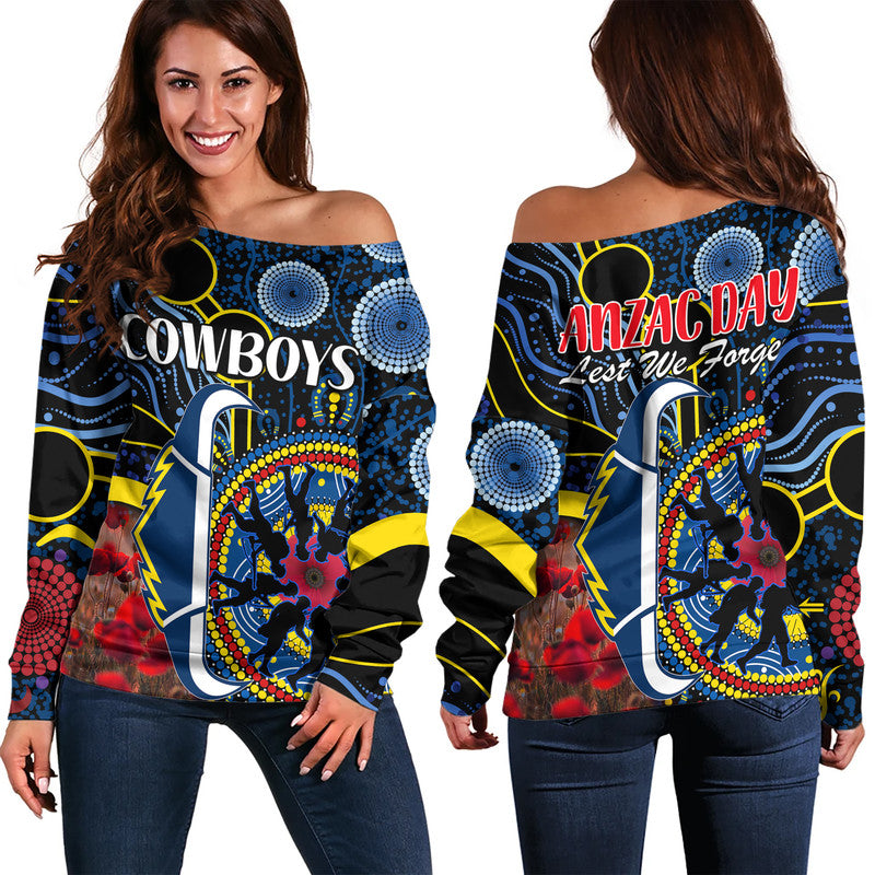 cowboys-rugby-anzac-women-off-shoulder-sweater-aboriginal-military-and-poppy-flowers