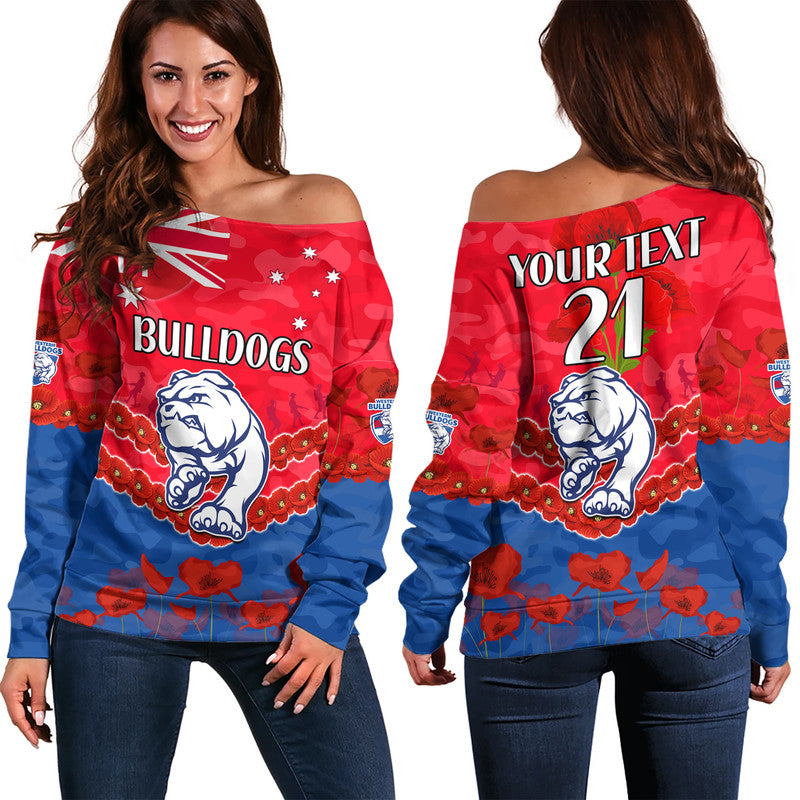 custom-personalised-western-bulldogs-football-anzac-women-off-shoulder-sweater-lest-we-forget