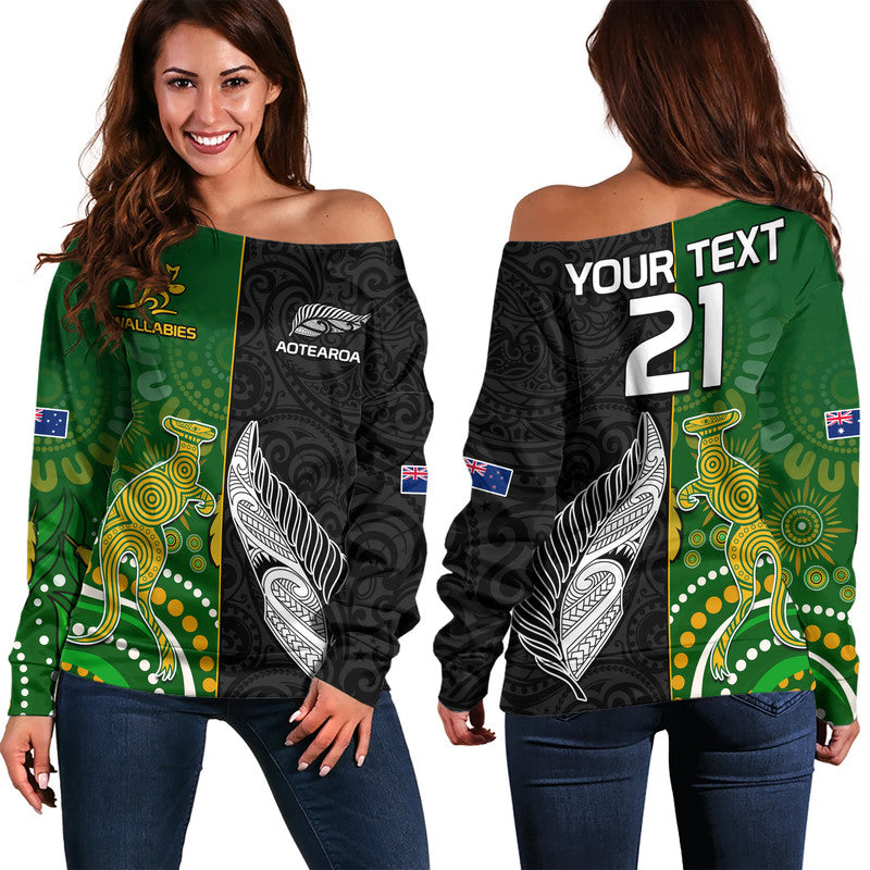 custom-personalised-aotearoa-rugby-all-black-combine-australia-wallabies-women-off-shoulder-sweater-aboriginal-kangaroo-and-maori-fern