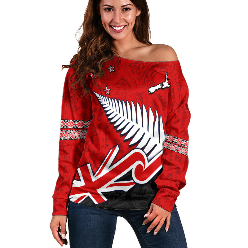 waitangi-women-off-shoulder-sweater-aotearoa-tino-rangatiratanga-flag-with-silver-fern