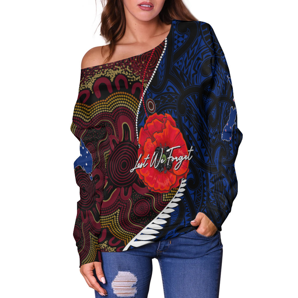 custom-personalised-aboriginal-mix-maori-anzac-day-off-shoulder-sweater-lest-we-forget