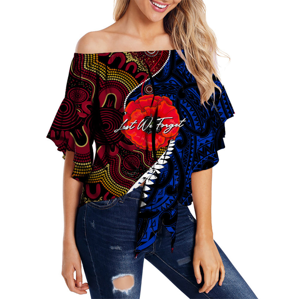 custom-personalised-aboriginal-mix-maori-anzac-day-off-shoulder-waist-wrap-top-lest-we-forget