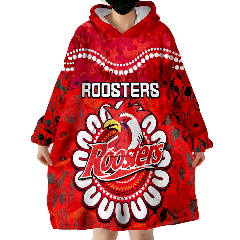 roosters-rugby-anzac-wearable-blanket-hoodie-camouflage-poppy