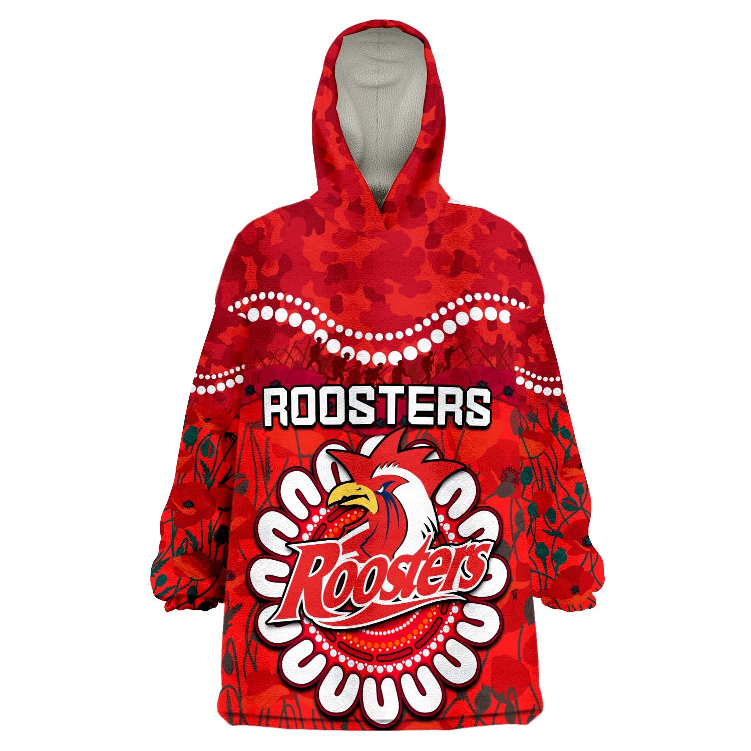 roosters-rugby-anzac-wearable-blanket-hoodie-camouflage-poppy