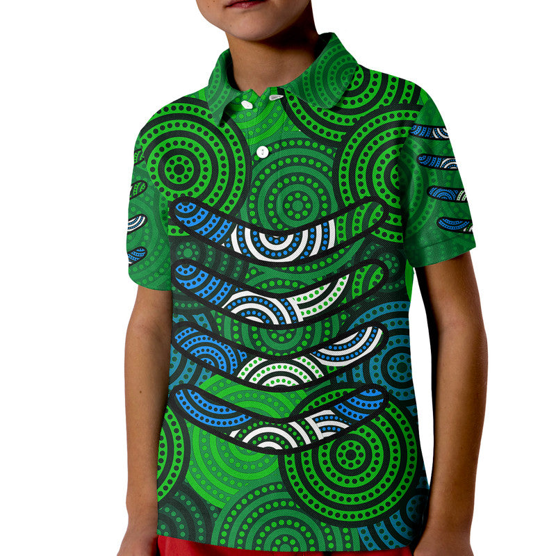 custom-personalised-boomerang-aboriginal-dot-patterns-polo-shirt-green-style