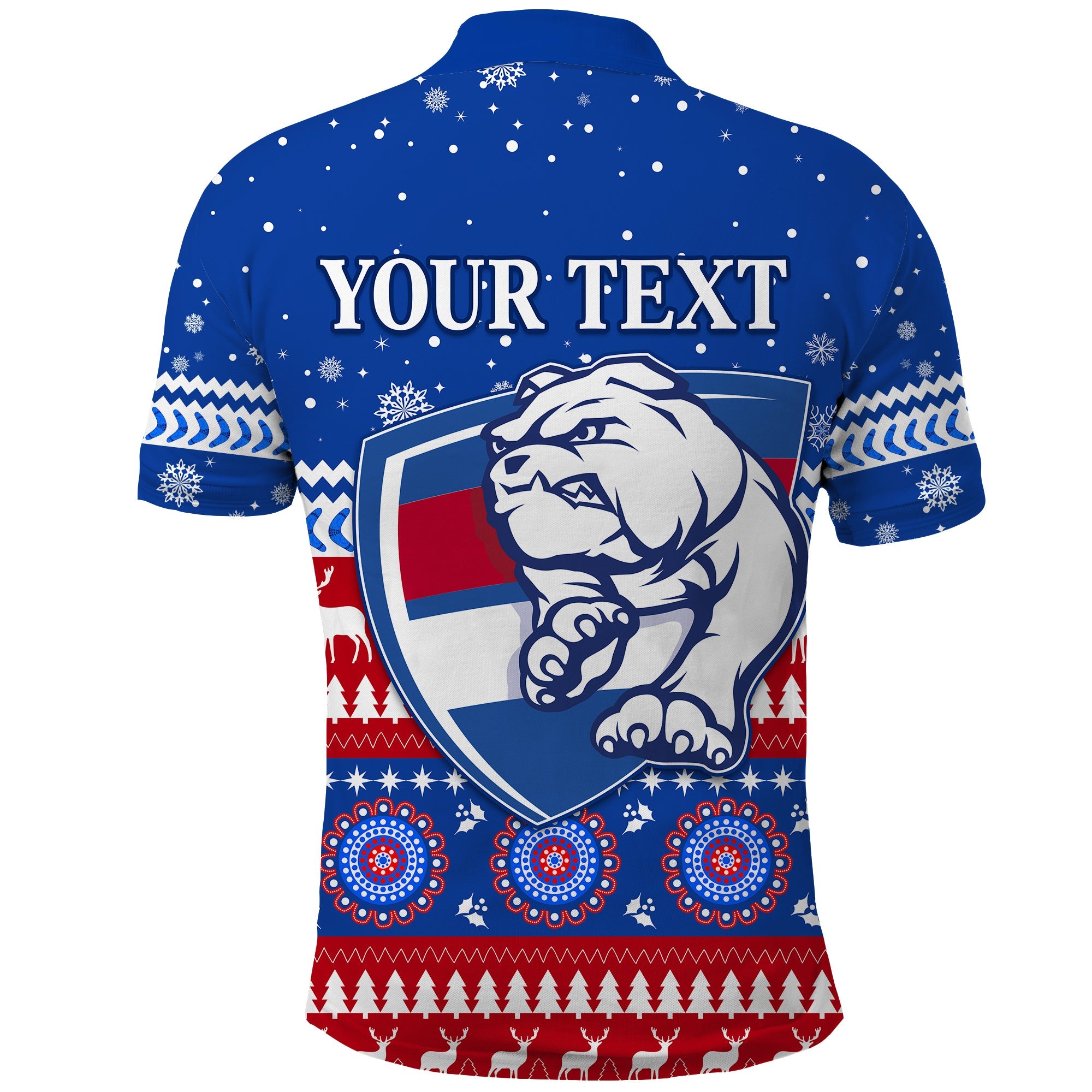 custom-personalised-bulldogs-football-christmas-polo-shirt-western-bulldogs