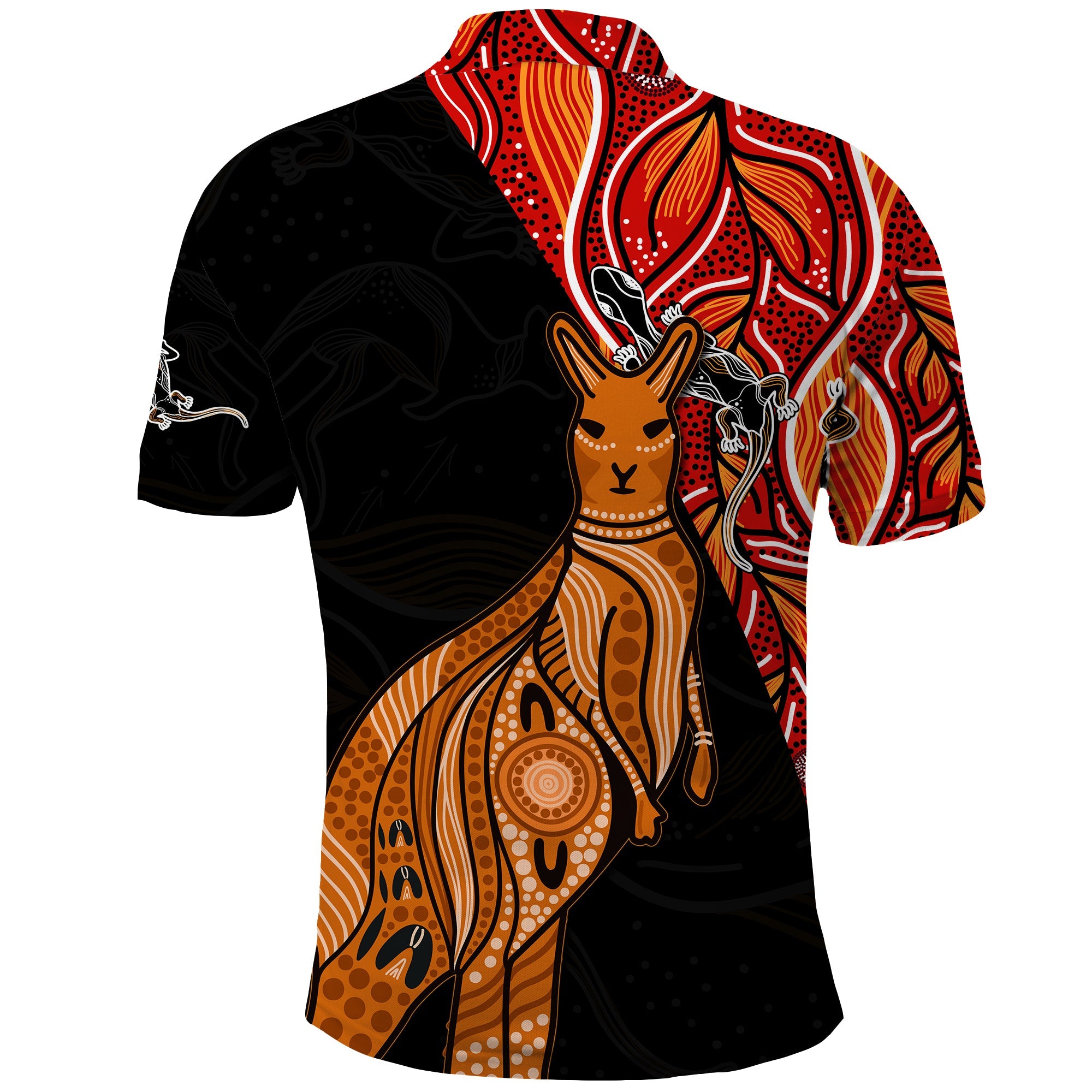 custom-personalised-australia-map-polo-shirt-aussie-kangaroo-aboriginal