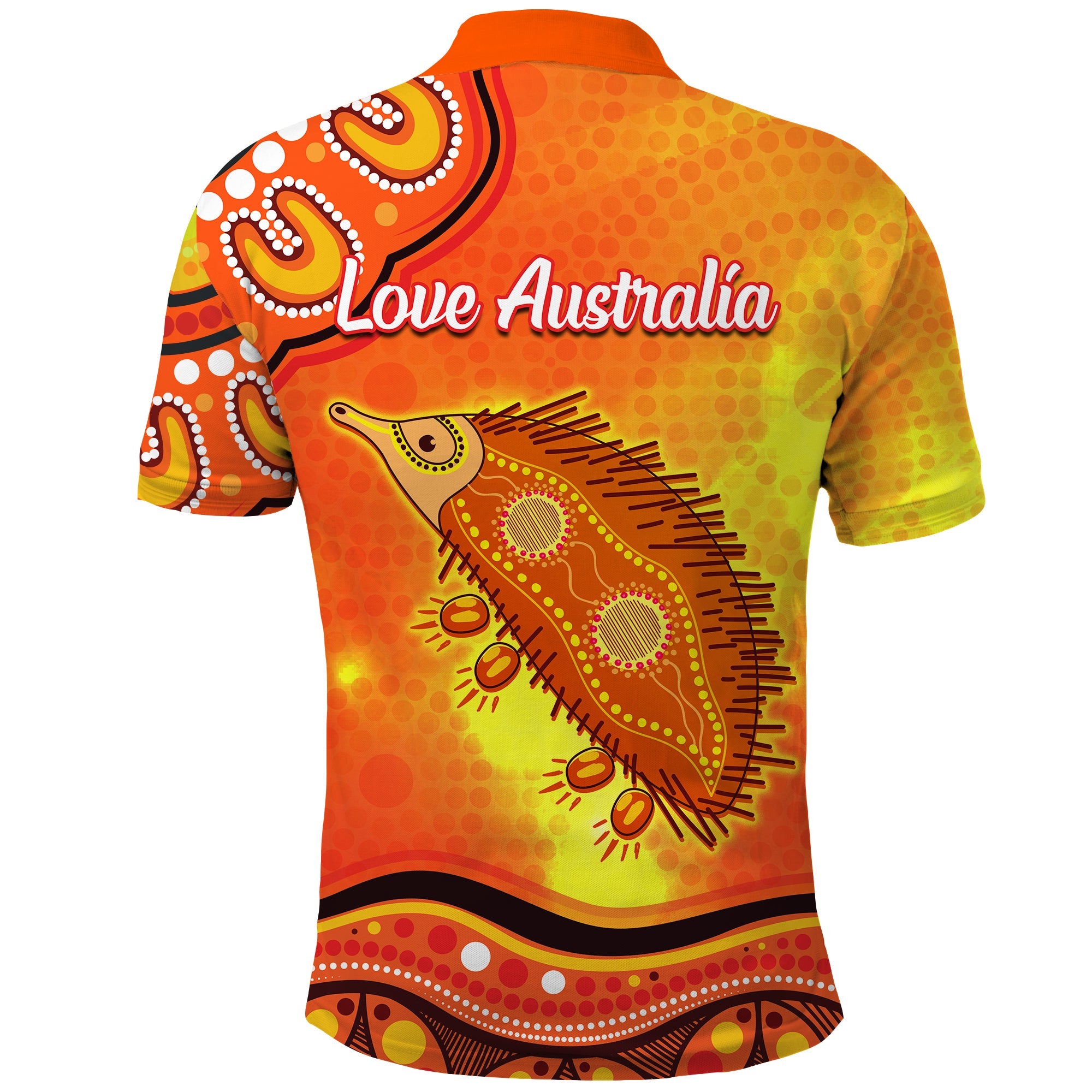 echidna-aboriginal-polo-shirt-australian-animal