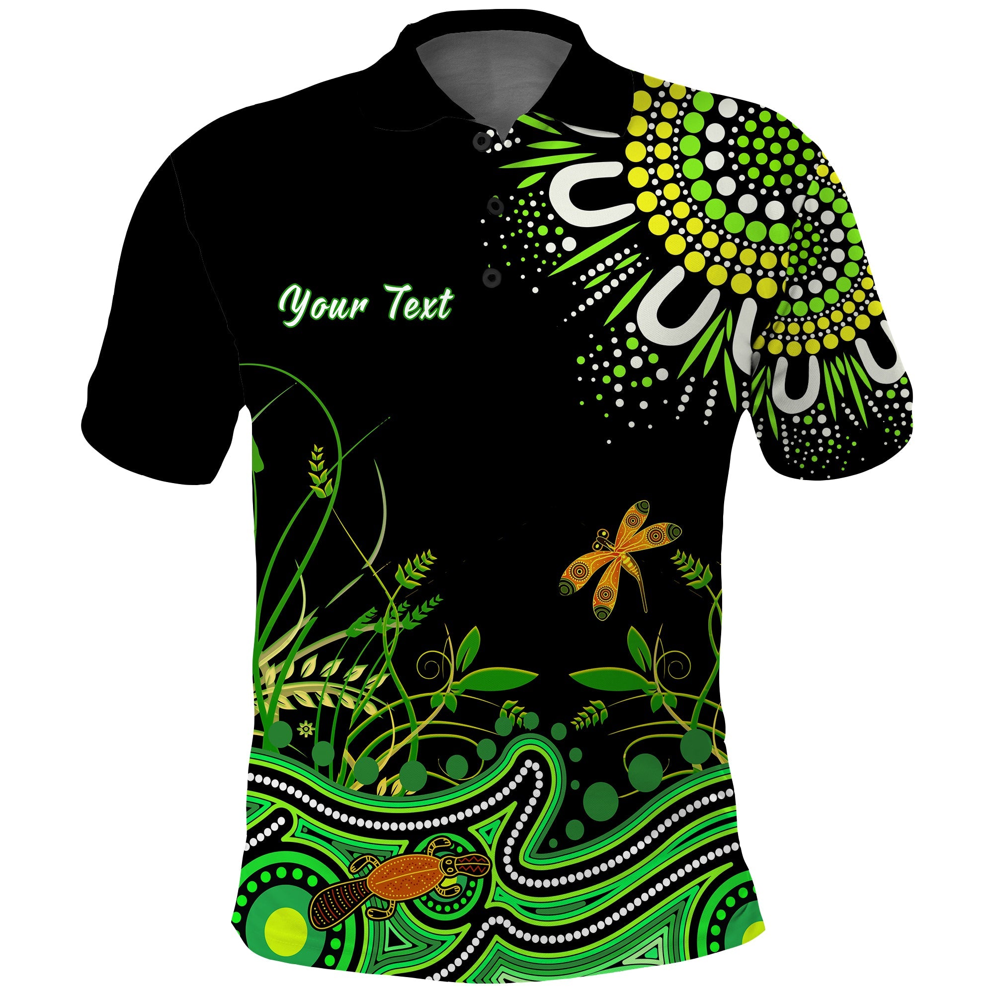 custom-personalised-happy-king-island-show-polo-shirt-aboriginal-tasmania-australia