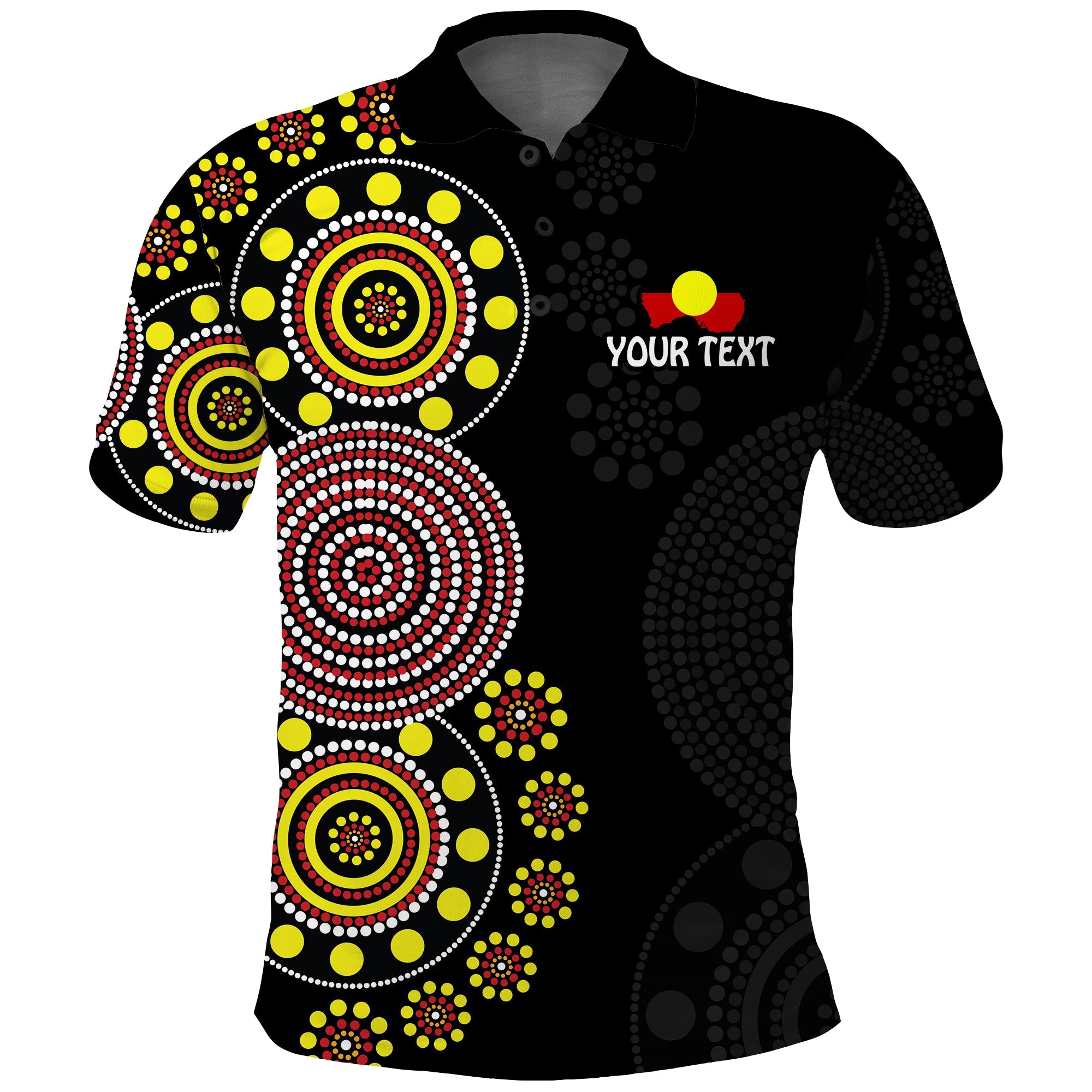 custom-personalised-naidoc-week-2022-polo-shirt-version-aboriginal-dot-get-up