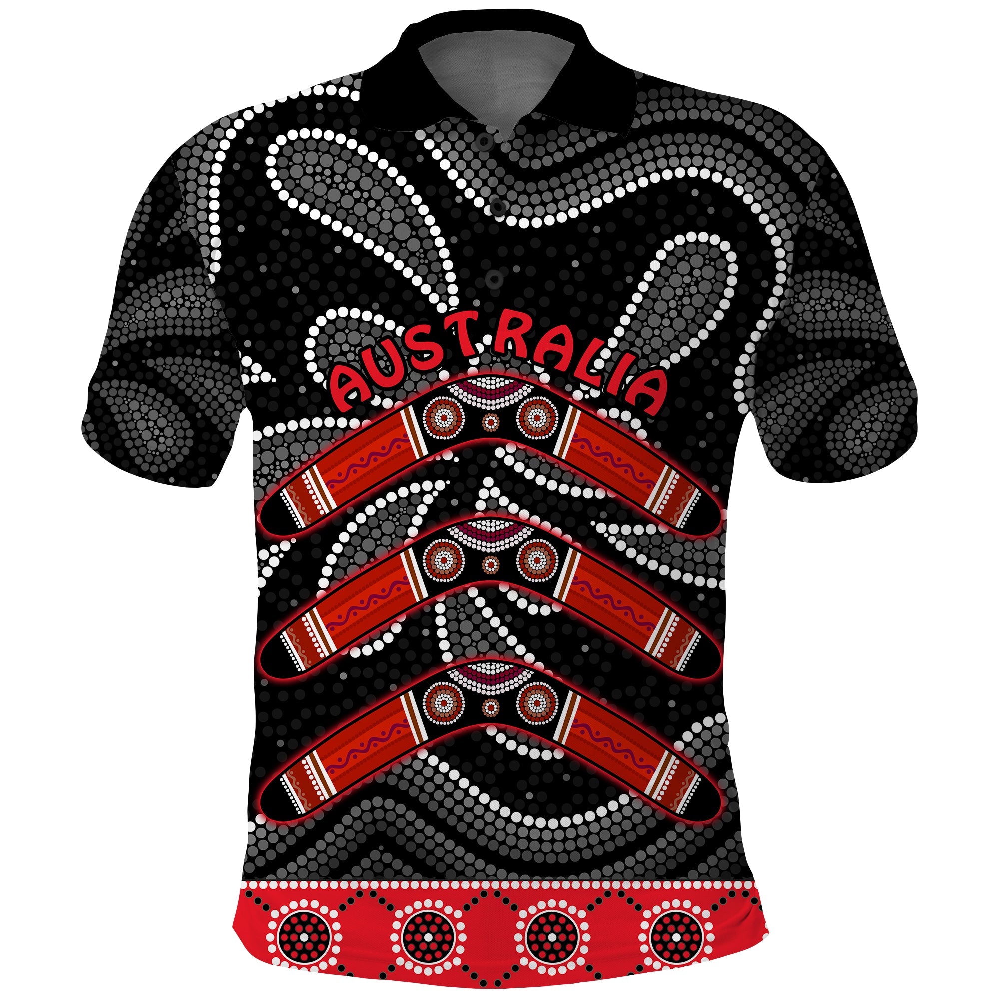 aboriginal-boomerang-polo-shirt-kangaroo-australia